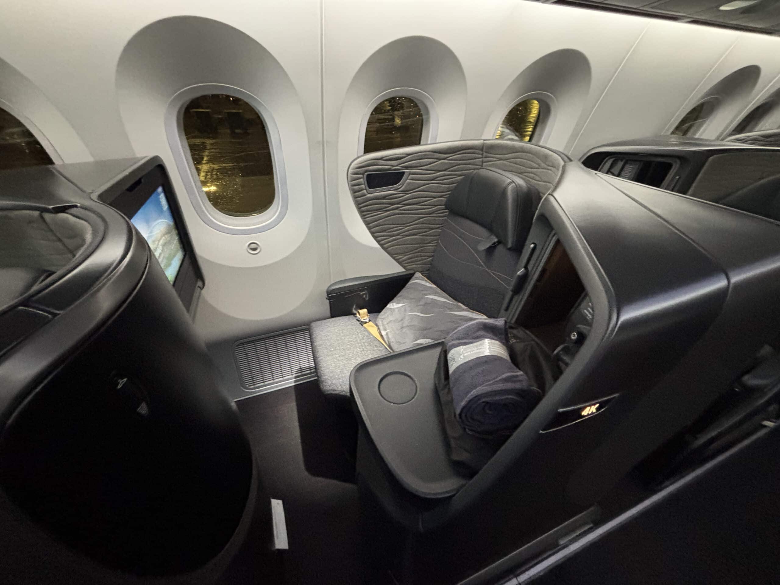 Turkish Airlines 787 Business Class Seat